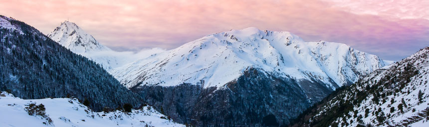 Vue des pistes