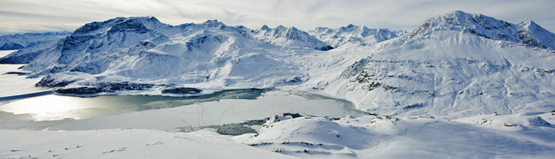 Vue du Lac du Mont Cenis - 