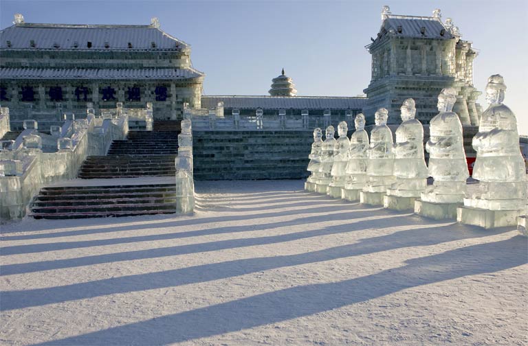 Sculptures sur glace - Harbin