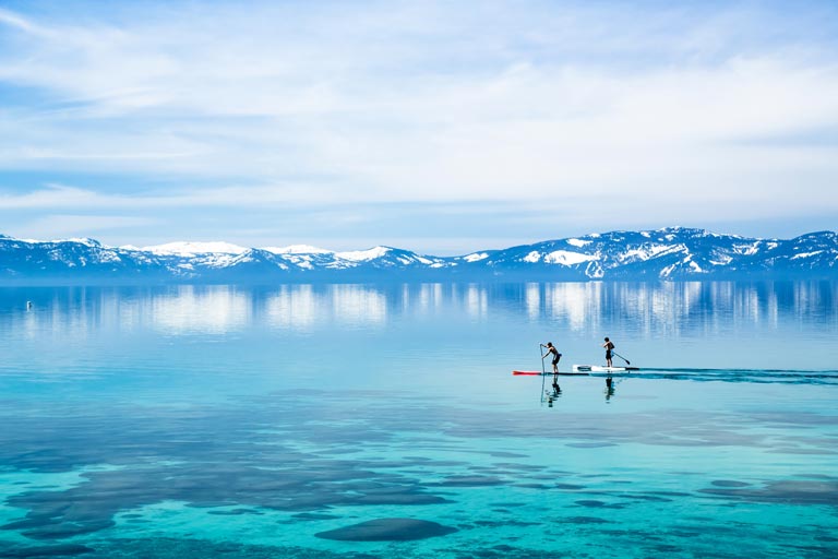 Stand-up paddle - Lac Tahoe