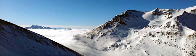 Vue du Col de Fréjus depuis la Cime du Grand Vallon (3129m) - © JuIienCont